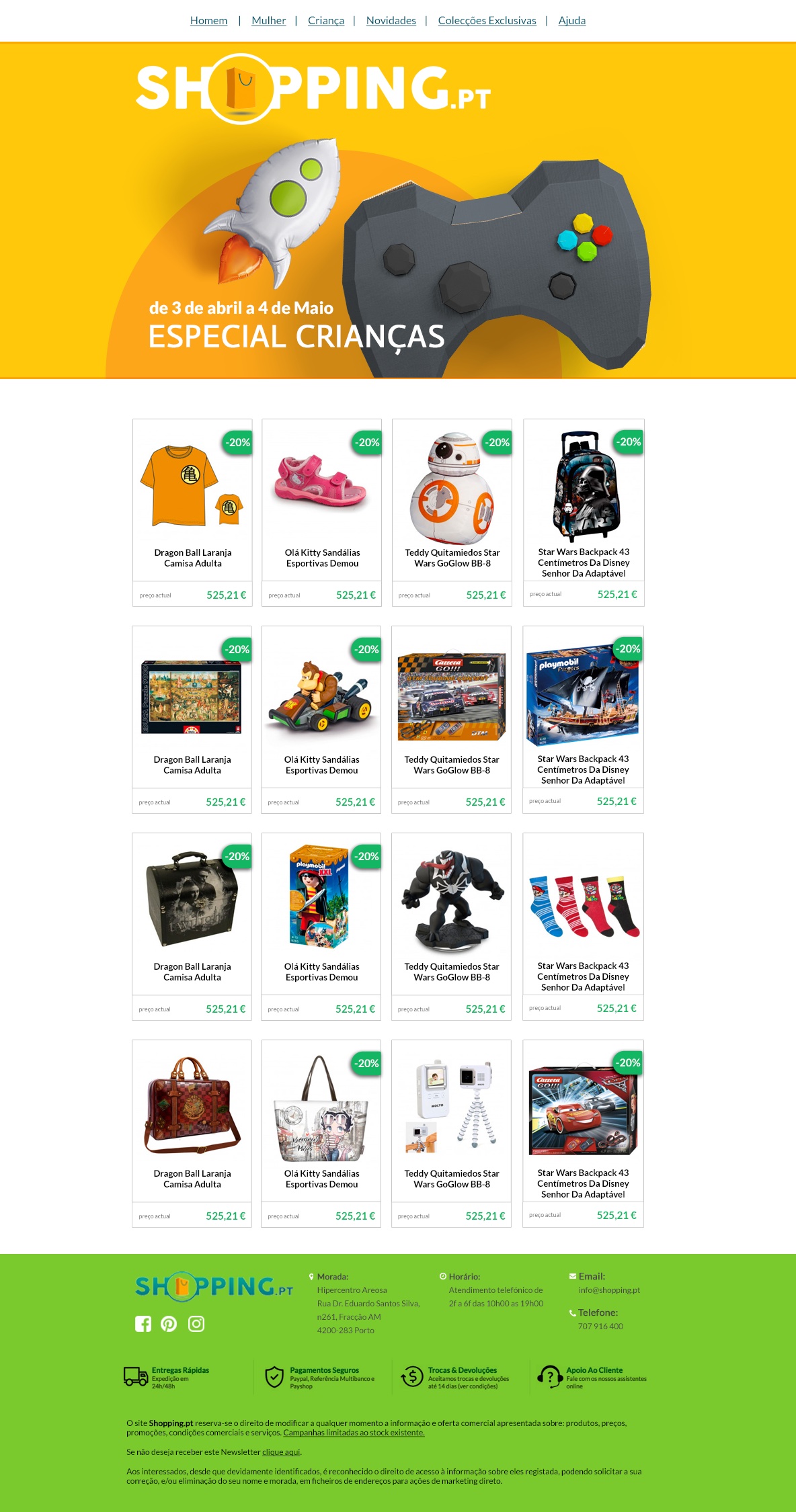 Newsletter for Shopping PT