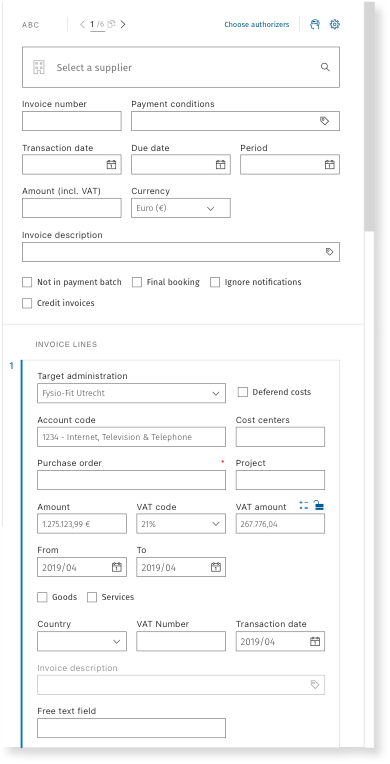 Updated booking form