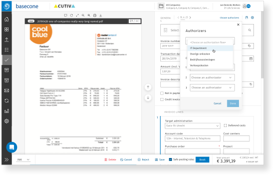 Authorizers selection