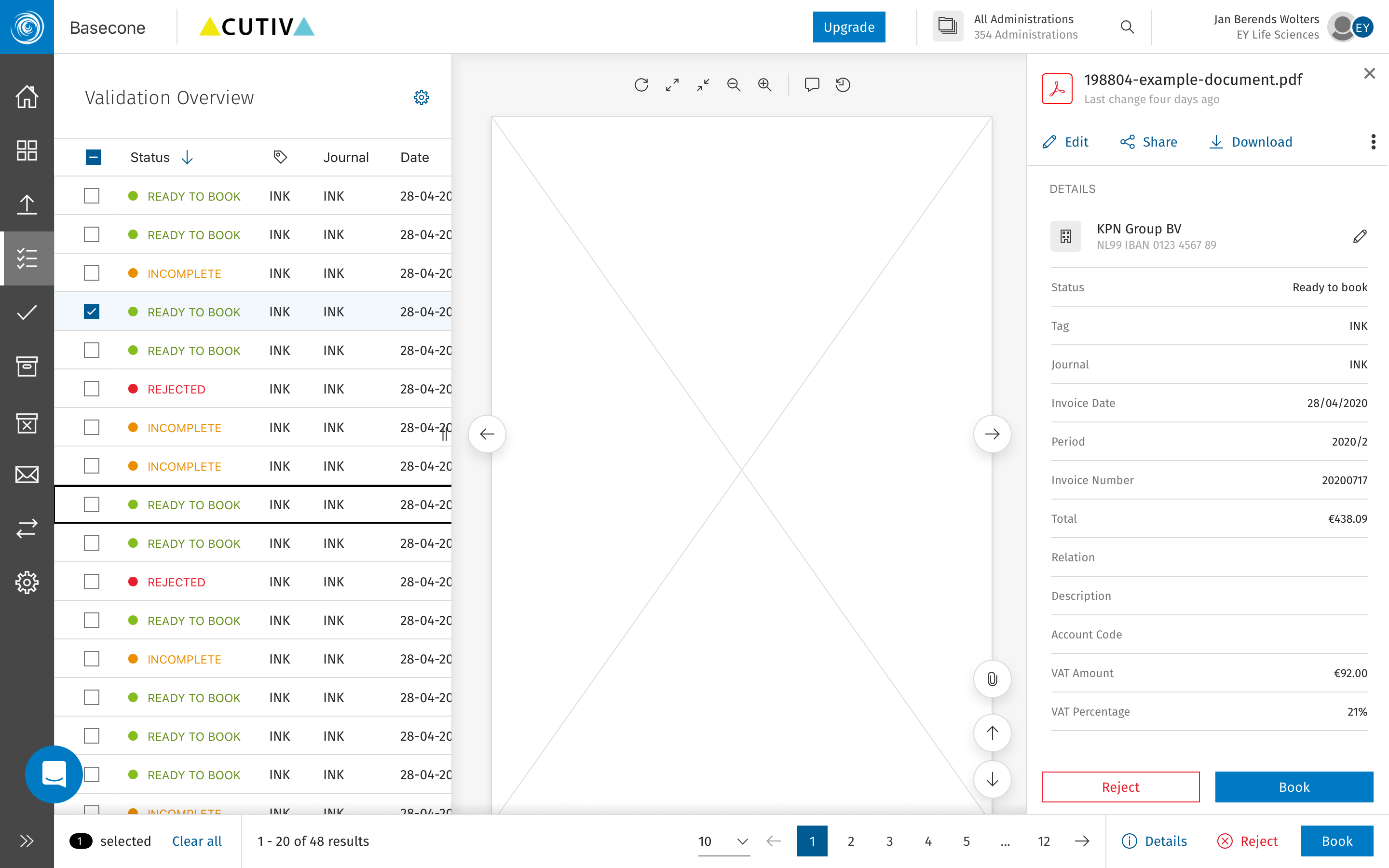 Overview — actionable items first