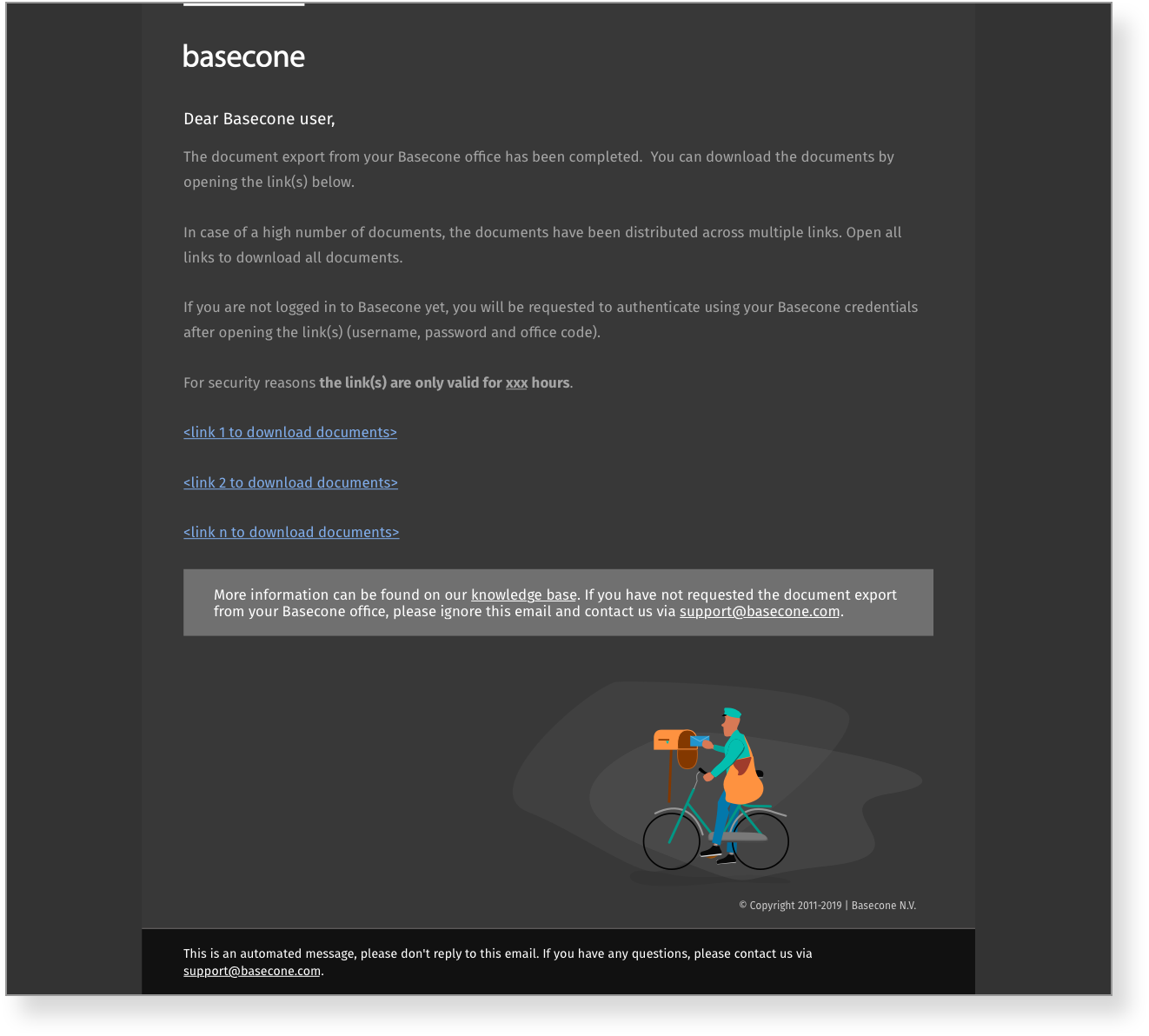 Email — Simple - Darkmode